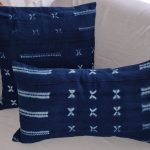 Housses de coussins Bogolan Indigo